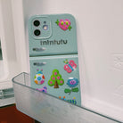 Pink Kawaii Women's Cartoon Printed Refrigerator Phone Case