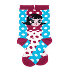 Pink Kawaii Women's Contrast Color Polka Dot Socks