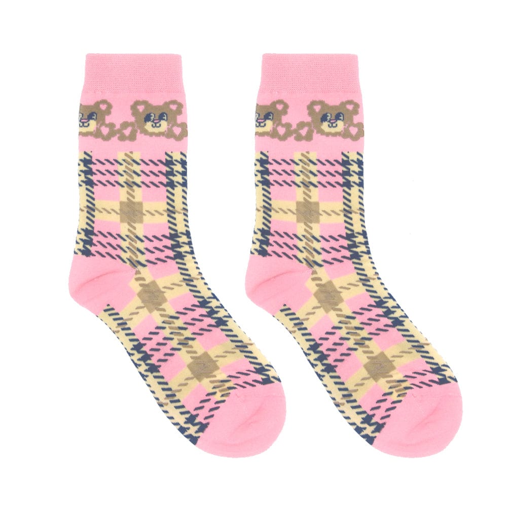 Pink Kawaii Women's Kawaii Deer Colorful Socks