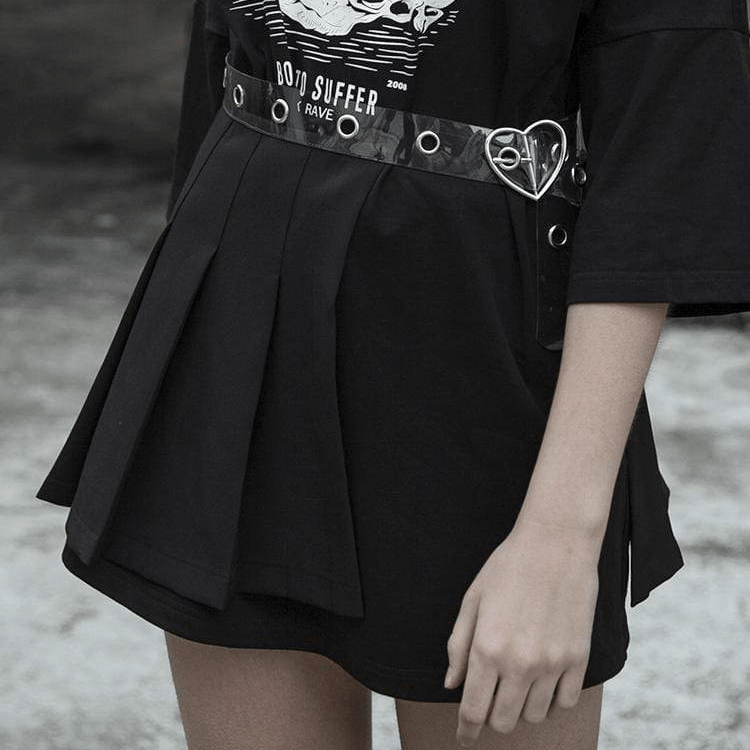 Women's Goth Chic Skirt Waist Belt