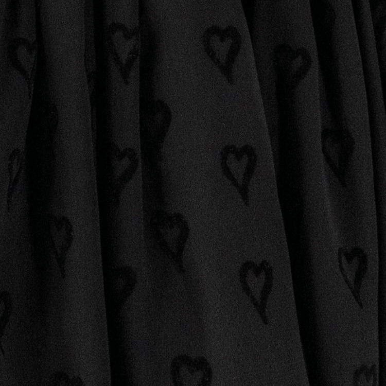 Women's Gothic Buckle Heart Jacquard Bubble Skirts