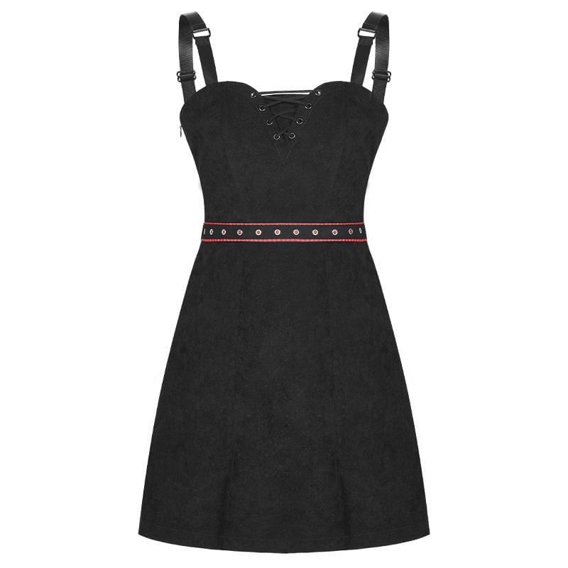 Women's Gothic Strappy Slip Dresses