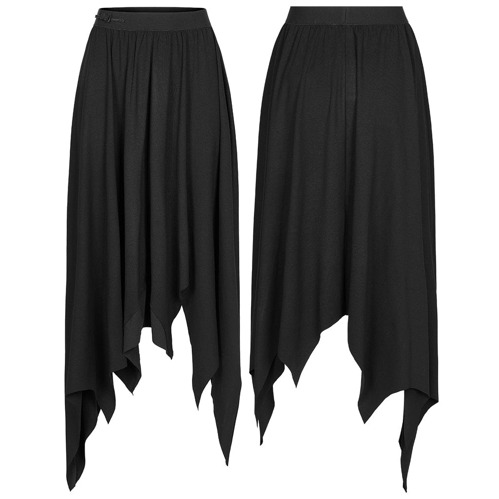 PR-A Women's Punk Irregular Hem Skirts