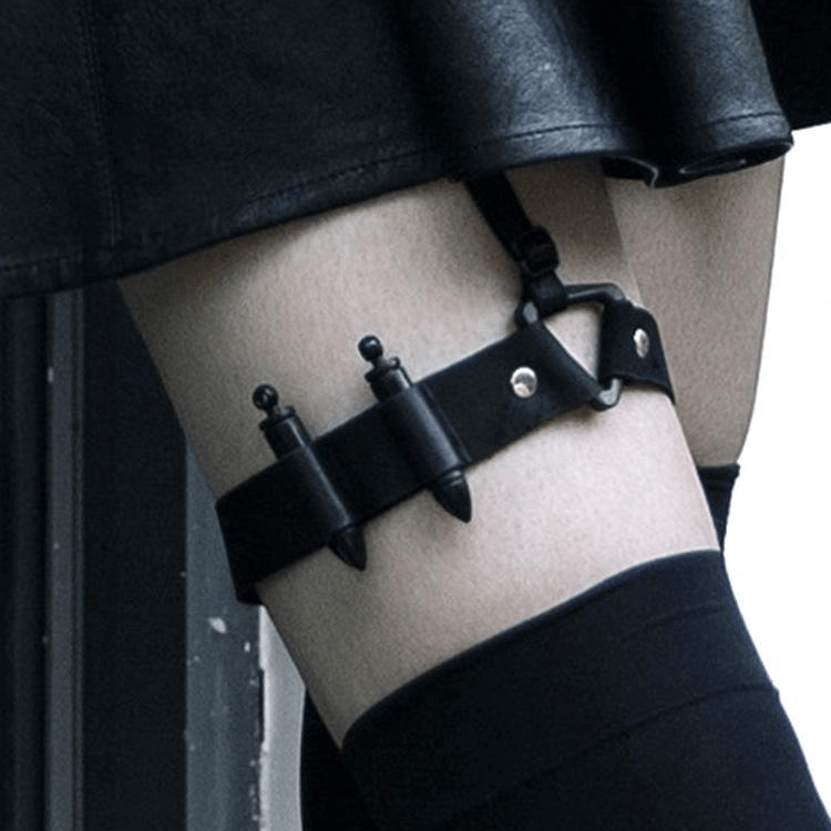 Women's Punk Sexy Bullets Leg Rings Garters