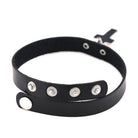 Women's Punk Christian Cross Choker