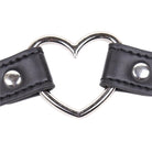 Women's Punk Heart Black Choker