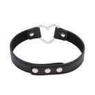 Women's Punk Heart Black Choker