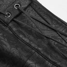 Men's Goth Floral Printed High-waisted Maxi Overskirt