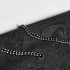 Men's Goth Floral Printed High-waisted Maxi Overskirt