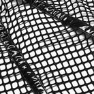 Punk Rave Men's Gothic Faux Leather Splice Mesh Mask