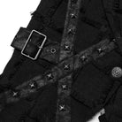 Punk Rave Men's Gothic Irregular Cutout Unedged Waistcoat
