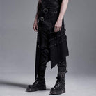 Men's Gothic Irregular Overskirts With Belts
