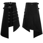 Men's Gothic Irregular Overskirts With Belts