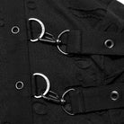 Punk Rave Men's Gothic Ripped Splice Knitted Top