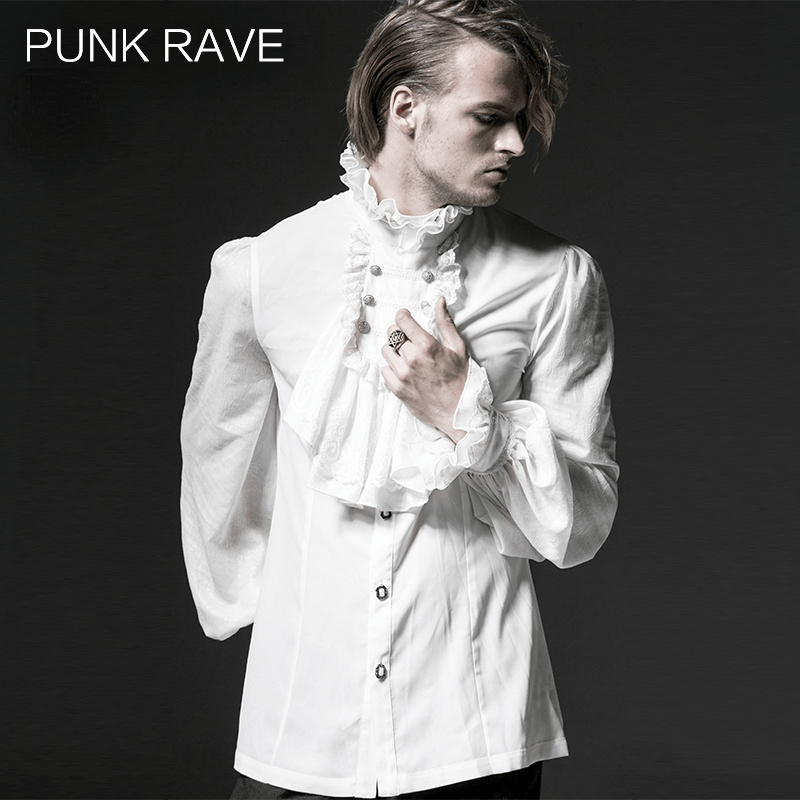 PUNK RAVE Men's Gothic Shirt