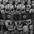 PUNK RAVE Men's Gothic Skulls Printed Vest