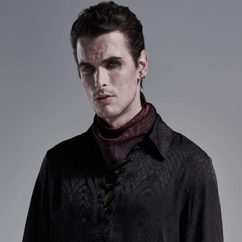 Men's Gothic Snakeskin Neckwears