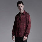 Men's Gothic Snakeskin Strappy Shirts
