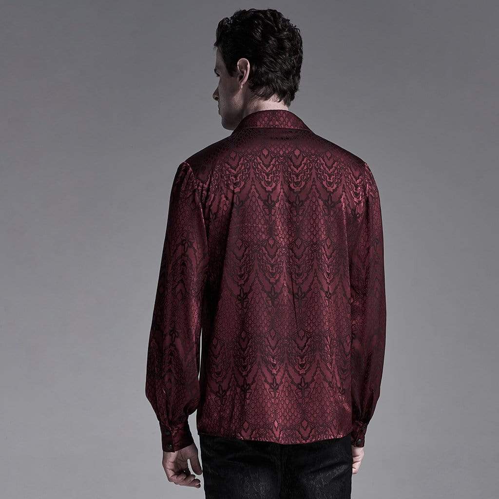 Men's Gothic Snakeskin Strappy Shirts