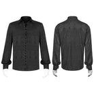 Men's Gothic Snakeskin Strappy Shirts