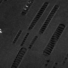 PUNK RAVE Men's Gothic Striped Splice Ripped Hoodies