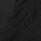 PUNK RAVE Men's Gothic Turn-down Collar Mesh Splice Irregular Vest