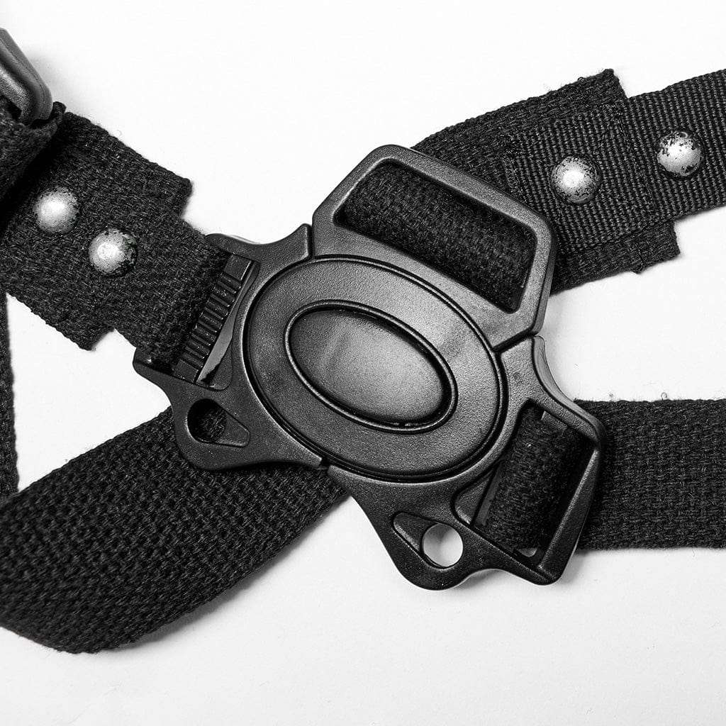 PUNK RAVE Men's Punk Adjustable Harness