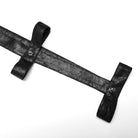 PUNK RAVE Men's Punk Cutout Detachable Sleeved Long Coat