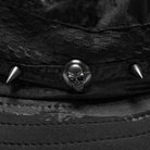 PUNK RAVE Men's Punk Distressed Rivet Hat