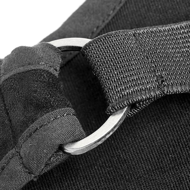 Men's Punk Faux Leather Face Mask