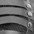 Men's Punk Faux Leather Face Mask