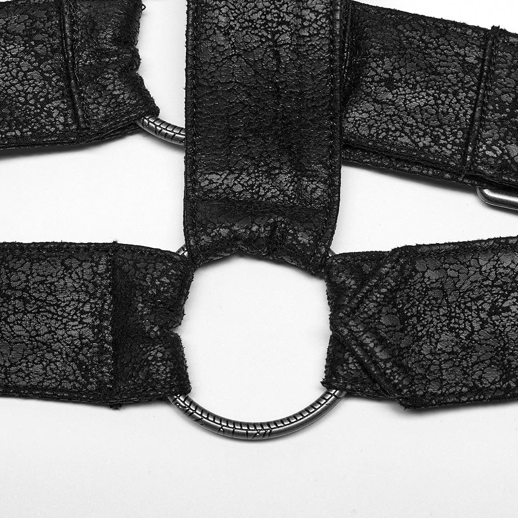 PUNK RAVE Men's Punk Layered Harness