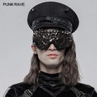Men's Punk Military Rivets Buckle-up Hats
