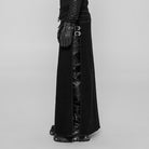 PUNK RAVE Men's Punk Side Slit Long Skirt