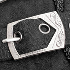 PUNK RAVE Men's Punk Side Slit Long Skirt