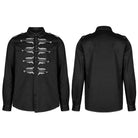 Punk Rave Men's Punk Skull Embroidered Shirt