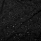 Punk Rave Men's Punk Skull Mesh Sheer T-shirt