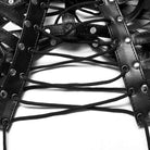 Punk Rave Men's Punk Strappy Rivet Cone Mask