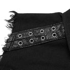 Punk Rave Men's Punk Turn-down Collar Unedged Waistcoat