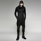 Men's Ripped Hole Hooded Sweater