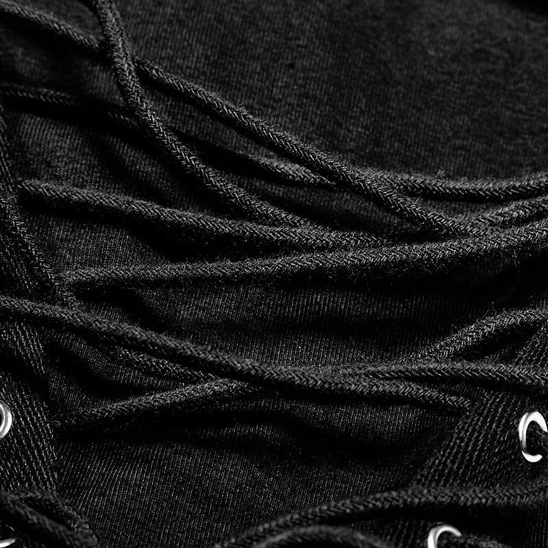 Men's Ripped Hole Hooded Sweater