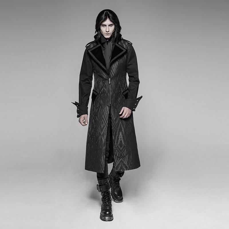 Men's Sleeveless Goth Long Coat