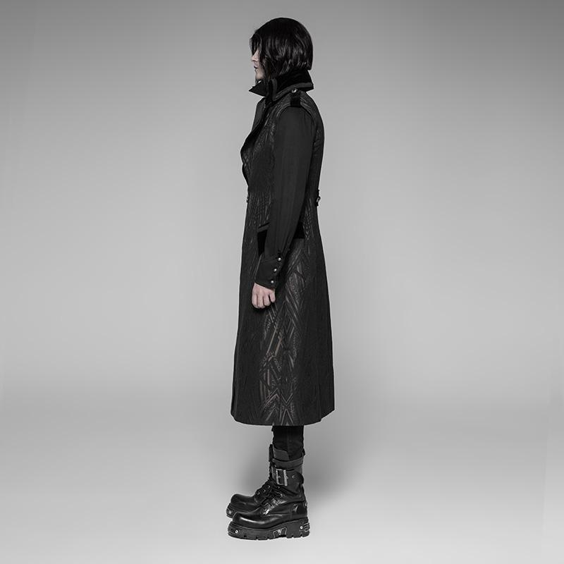 Men's Sleeveless Goth Long Coat