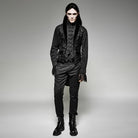 Men's Victorian Swallow Tail Sleeveless Velveteen Vest