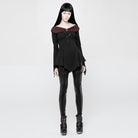 Women's Bertha Neck Punk Top