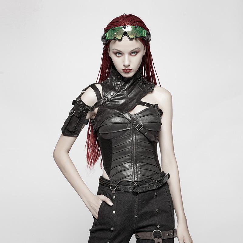 Women's Faux Leather Steampunk Harness