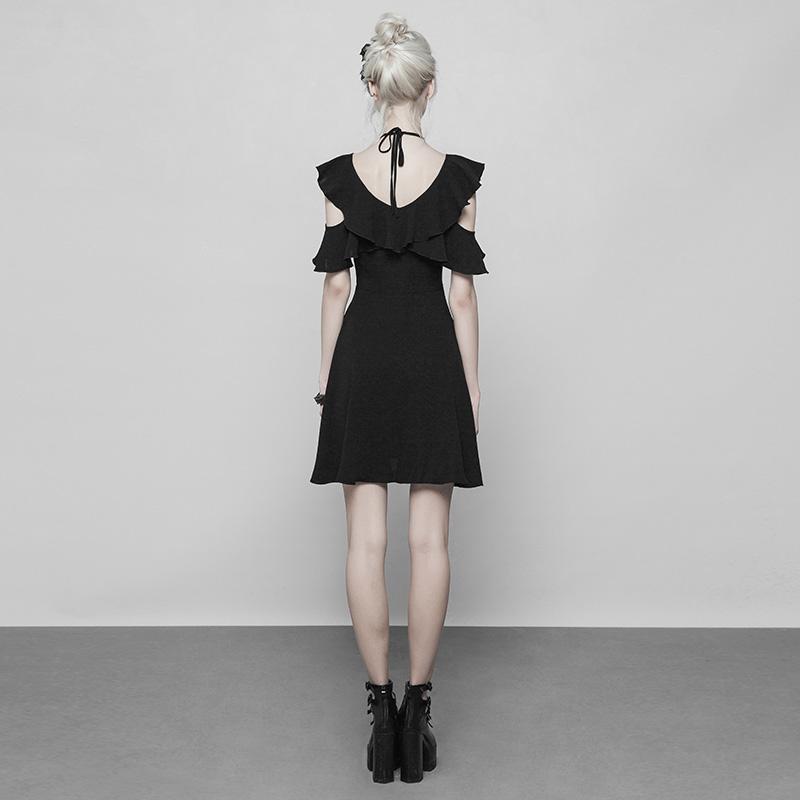 Women's Frilled Short Punk Frock