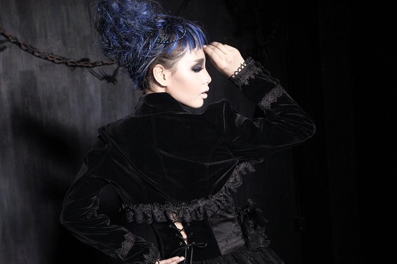 Women's Goth Embroidered Fringe Velvet Jackets