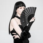 Women's Goth Japanese Fan