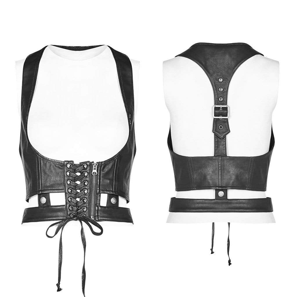 Women's Goth Lacing Underbust Corsets